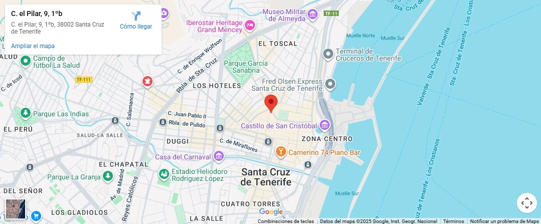 Mapa Estudio de Arquitectura Francisco Martínez